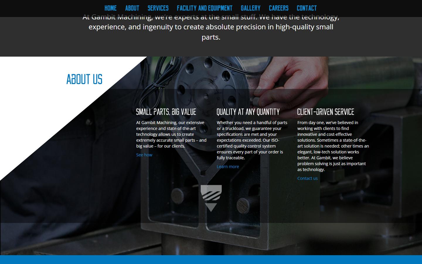 Gambit Products Ltd. homepage, CNC machining in Edmonton, AB