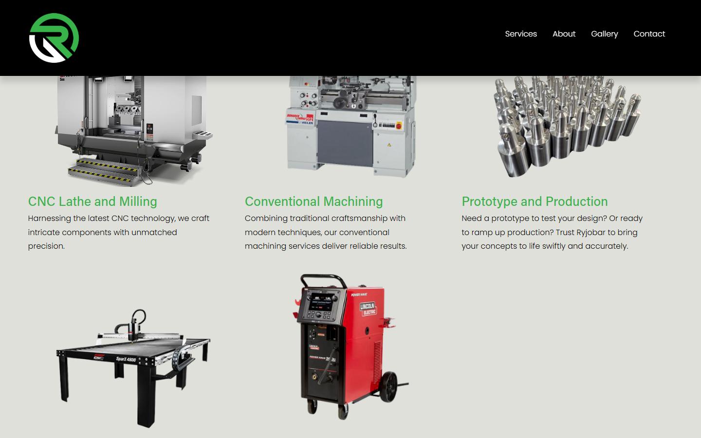 Ryjobar Machining Services Ltd. homepage, CNC machining in Windsor, NS