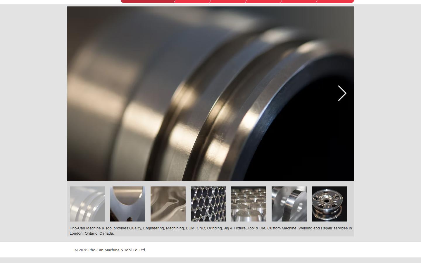 Rho-Can Machine & Tool Co. Ltd. homepage, CNC machining in London, ON