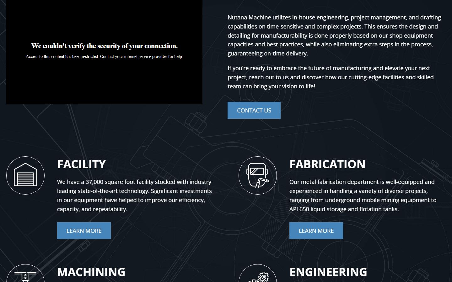 Nutana Machine Ltd. homepage, CNC machining in Saskatoon, SK