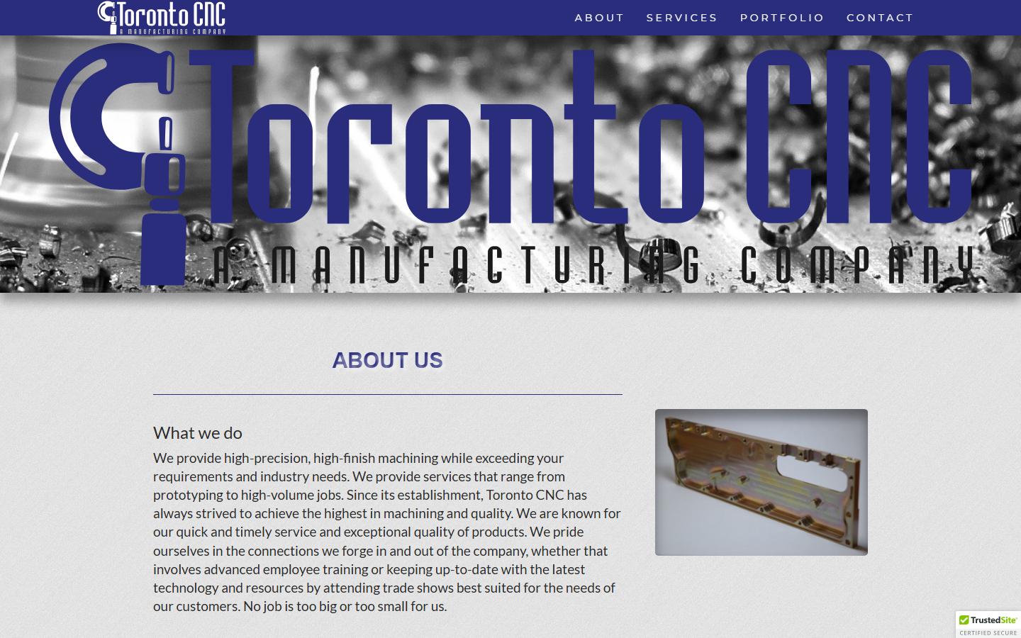 Toronto CNC homepage, CNC machining in Concord, ON