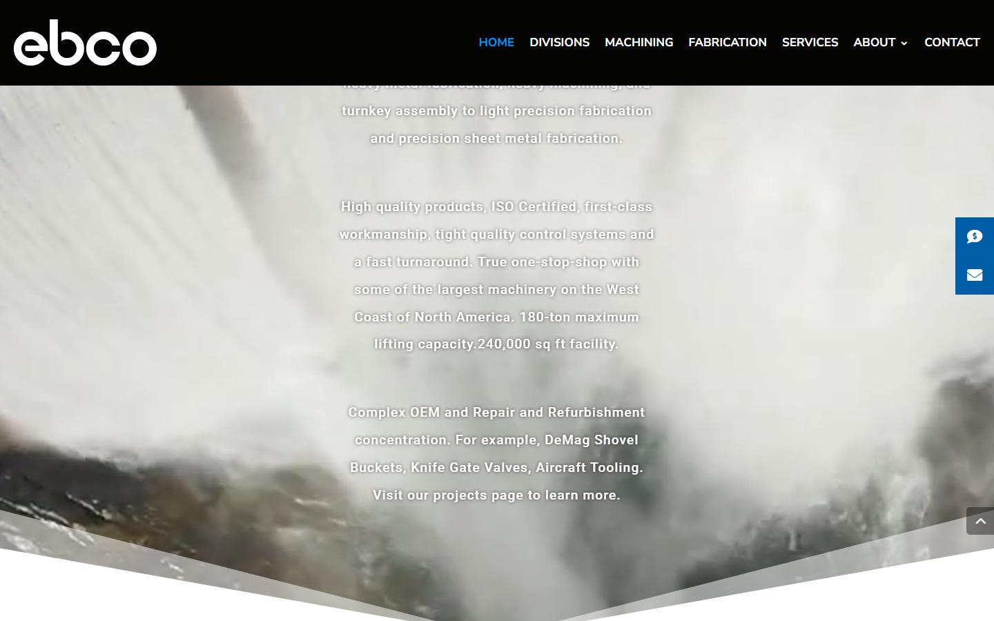 Ebco Industries Ltd. homepage, CNC machining in Richmond, BC